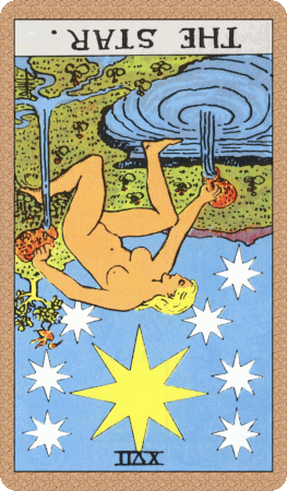 The Star Tarot Card Reversed