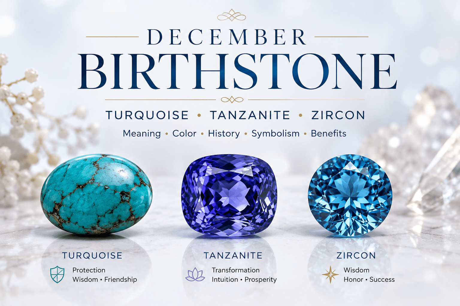December Birthstone: Meaning, Color, History, Symbolism & Complete Guide