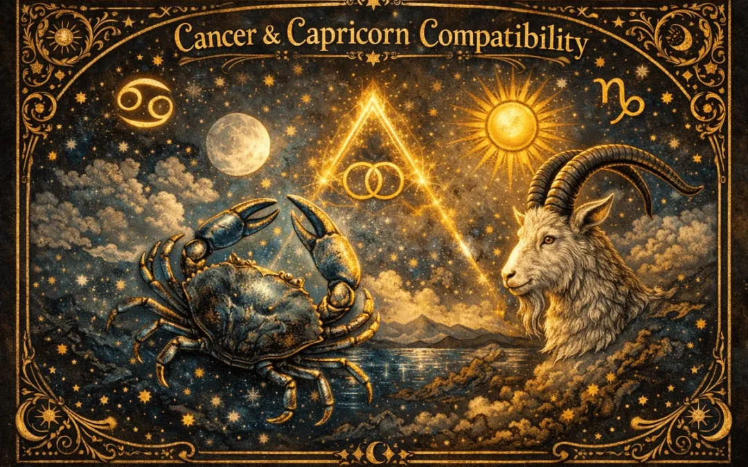 Cancer and Capricorn Compatibility illustration