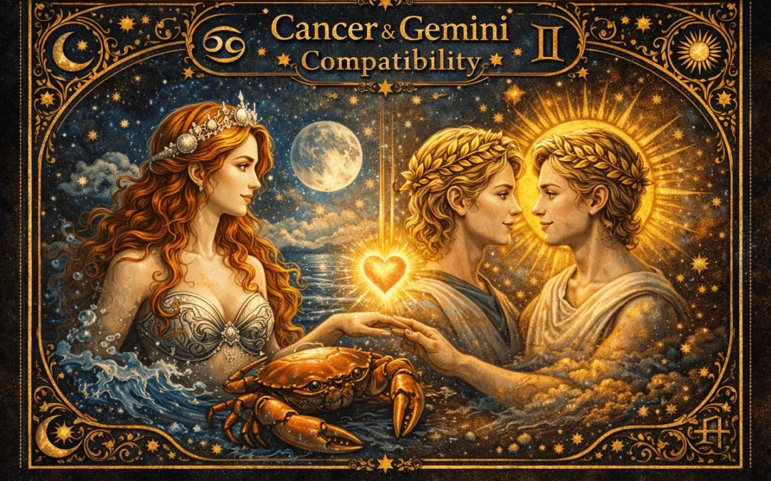 Compatibilité Cancer et Gémeaux : embrasser la profondeur et le jeu