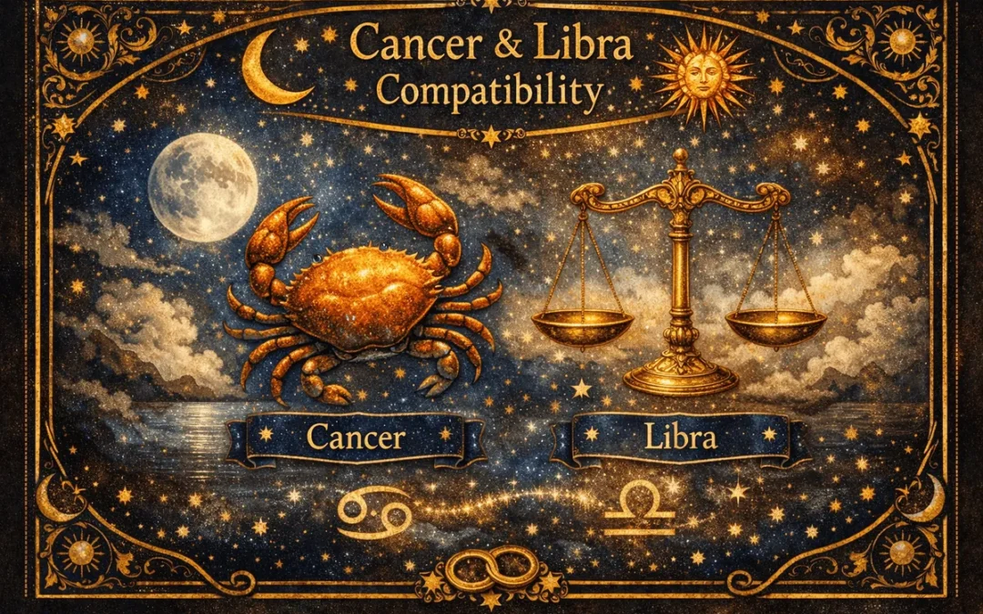 Compatibilité Cancer et Balance en amour et en harmonie