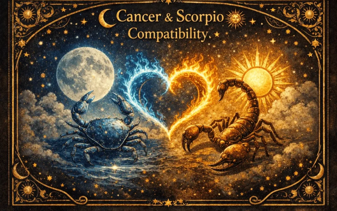 Cancer and Scorpio Compatibility illustration