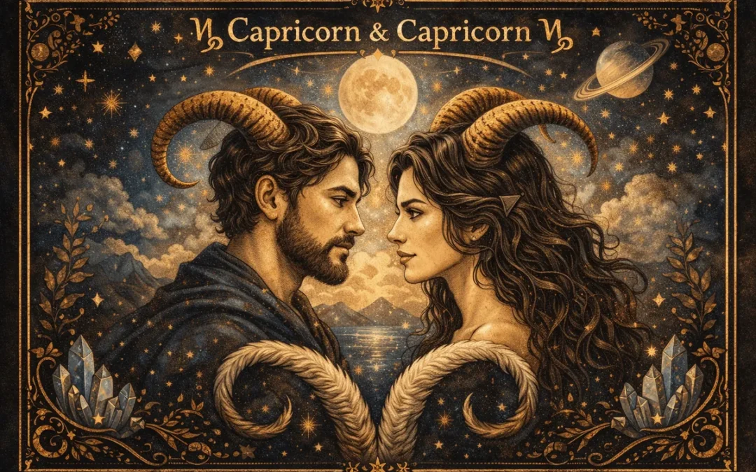Capricorn and Capricorn Compatibility illustration