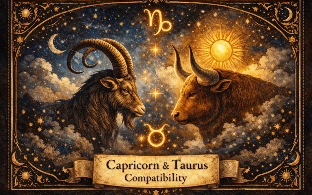 Capricorn and Taurus Compatibility illustration