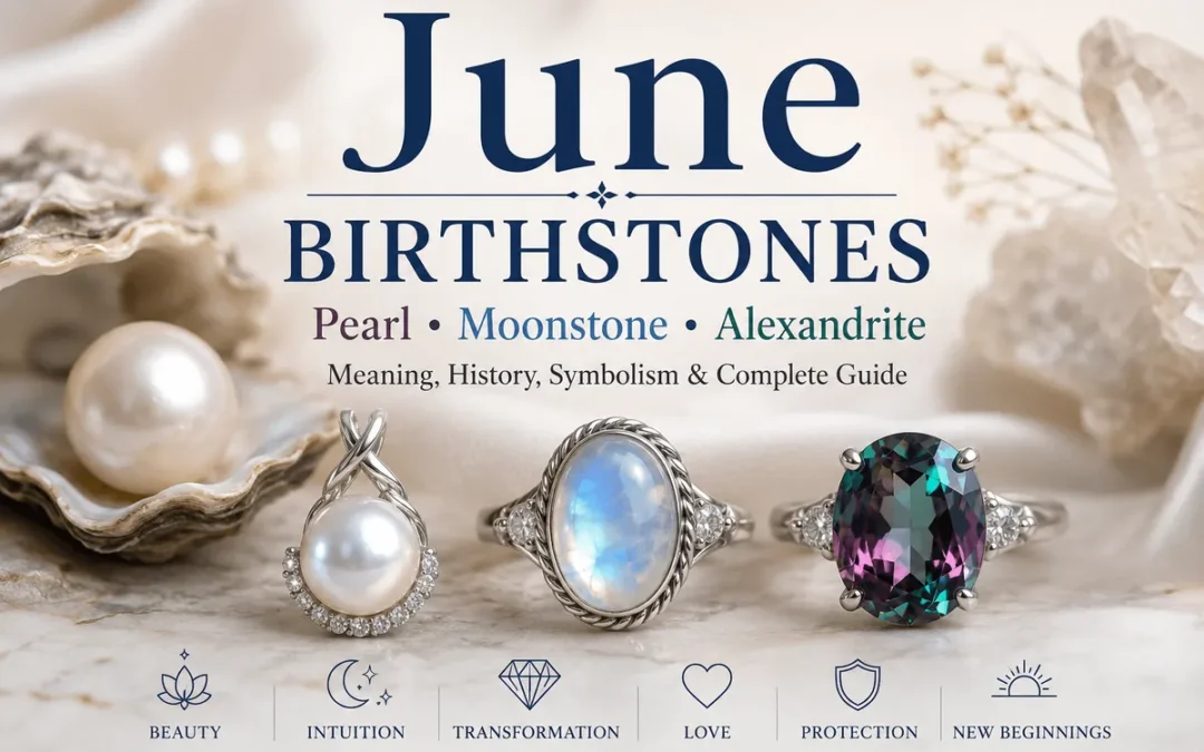 June Birthstone illustration