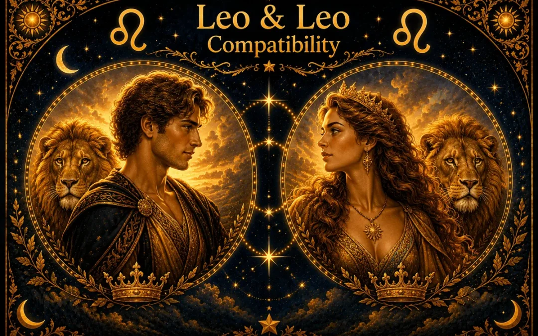 Leo and Leo Compatibility illustration