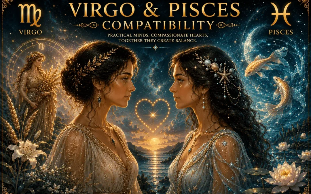 Compatibilité Vierge et Poissons : le guide complet de l&rsquo;amour, de la romance et des relations