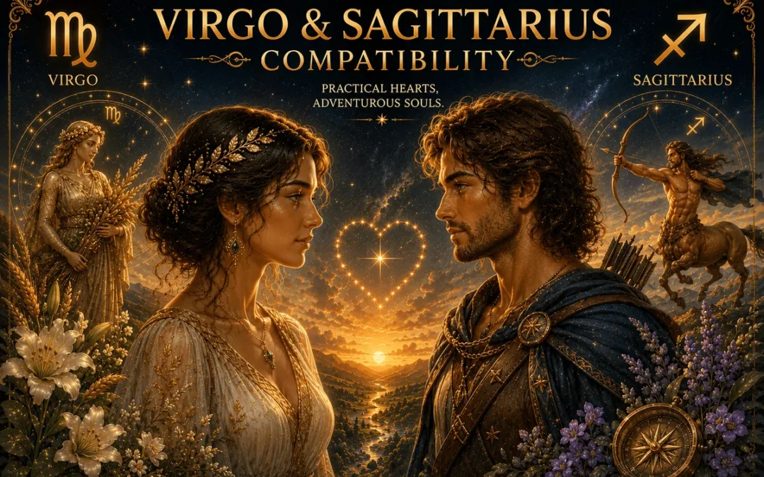 Compatibilité Vierge et Sagittaire : la Terre et le Feu peuvent-ils bâtir une relation durable ?